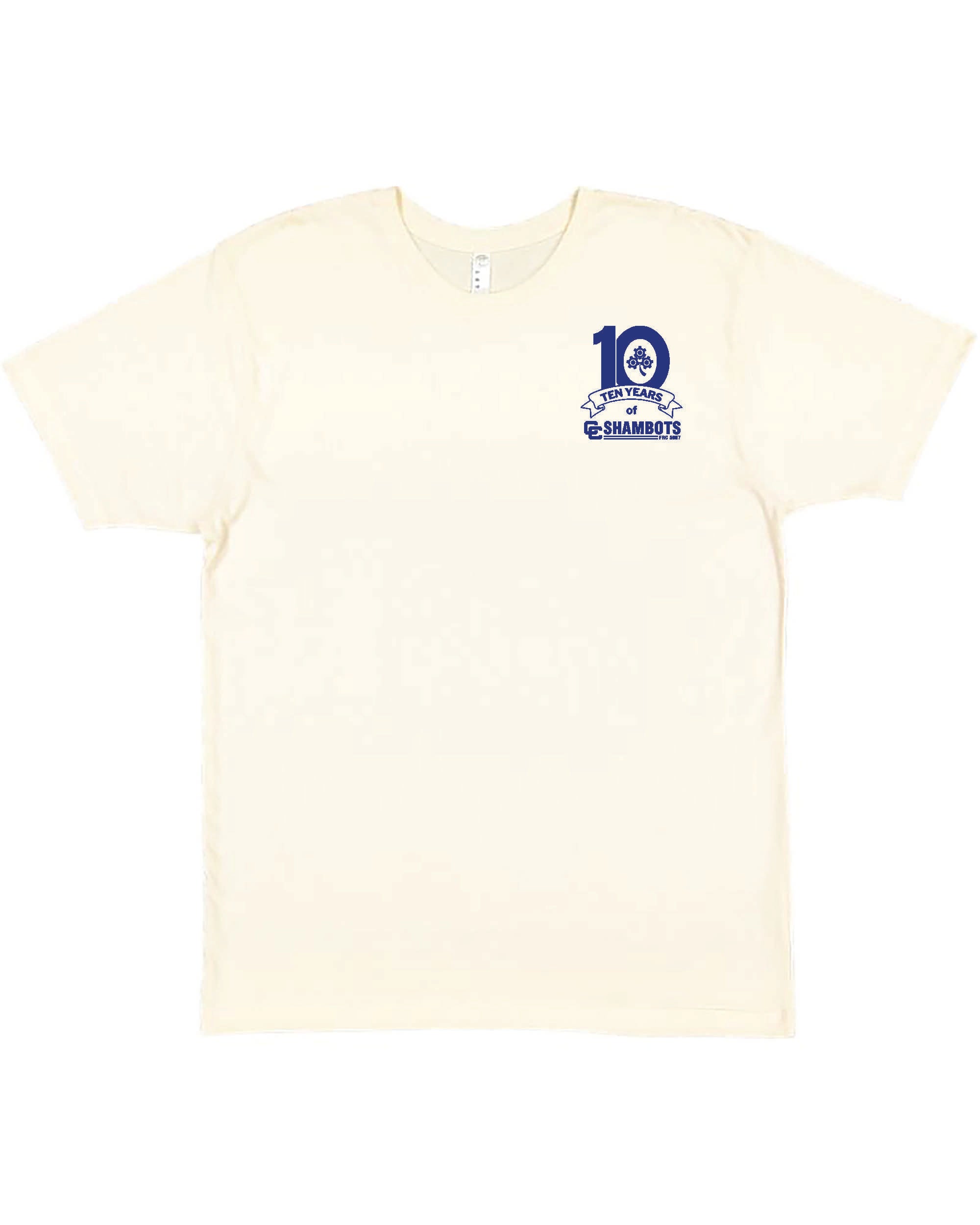 10th anniversary CC Shambot t-shirt
