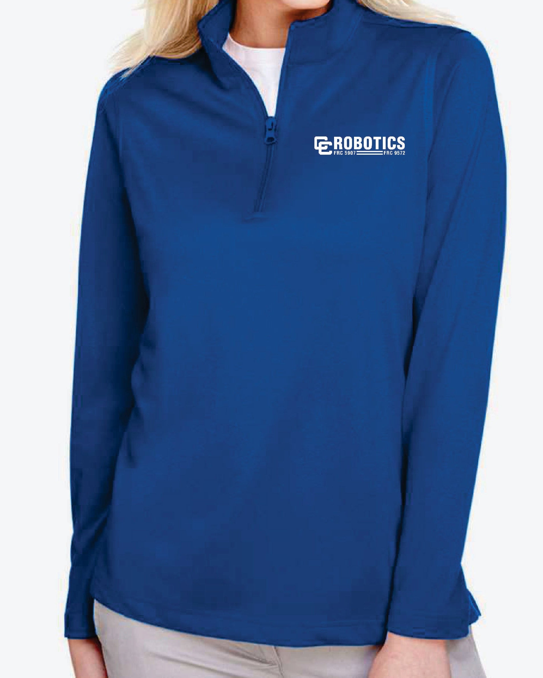 CC Robotics Women's Quater Zip