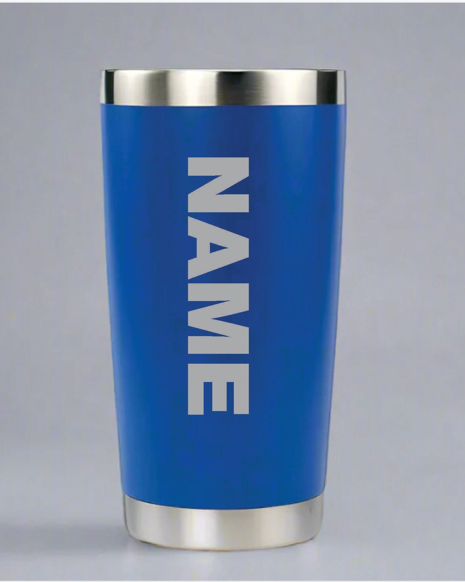 PERSONALIZE - 20 oz Stainless Tumbler - Blue