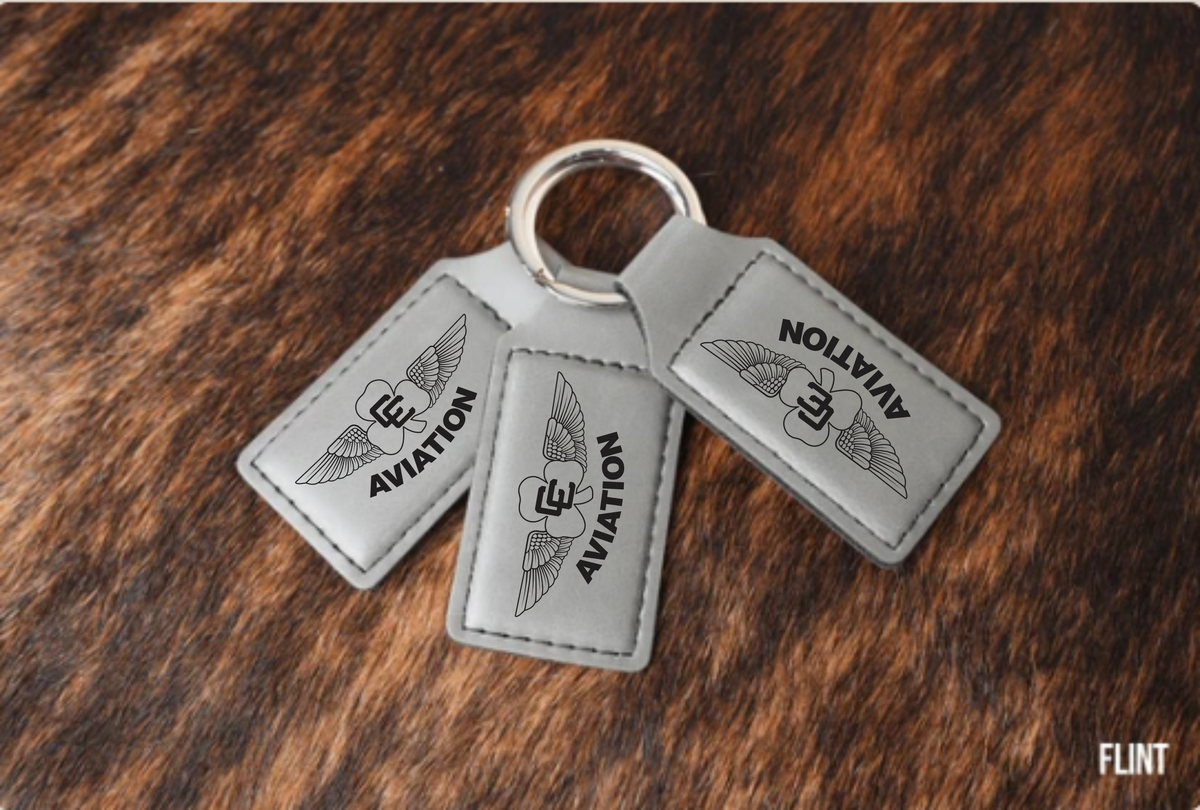Flint Colored Keychain
