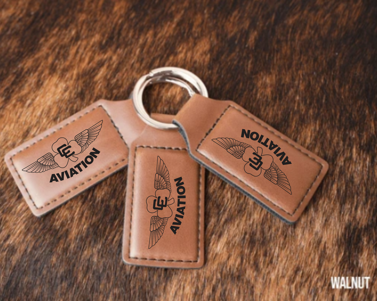 Walnut Colored Keychain