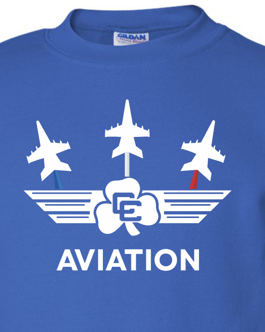 CC Aviation YOUTH Jet Logo Crewneck Sweatshirt
