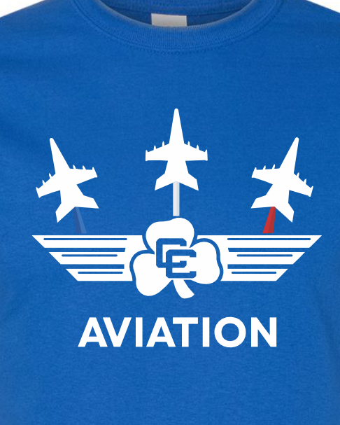 CC Aviation YOUTH Jet Logo Short Sleeve T-shirt